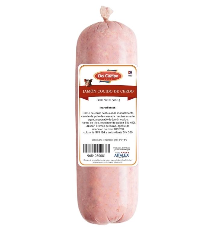 Jamón cocido de cerdo (500gr/1.1lb)