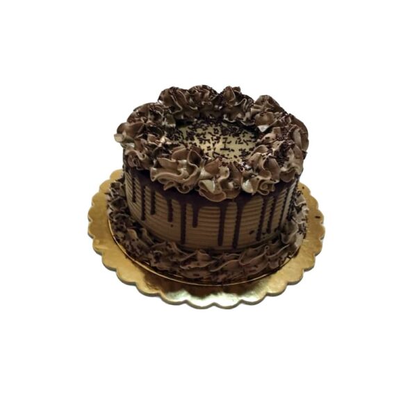 Cake redondo con chocolate