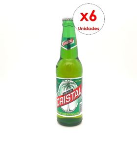 Cerveza Cristal 6 botellas