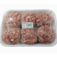 Hamburguesa de cerdo para enviar a Cuba