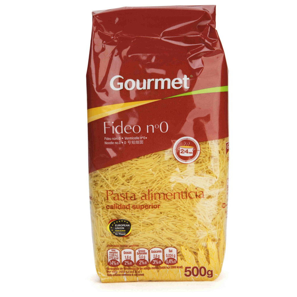 Fideos N0.0 GOURMET 500gr