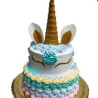 Cake unicornio para enviar a Cuba con Wakaika Market