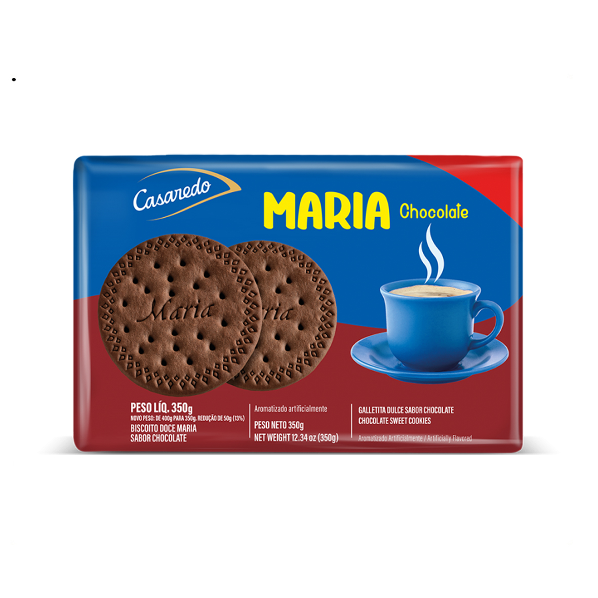 Galletas María sabor chocolate Casaredo (3 x 350 g 12.34 oz)