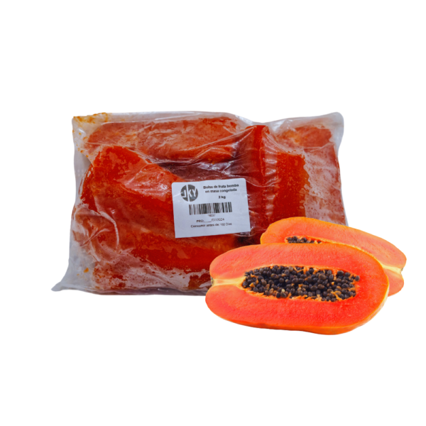 Trozos de Fruta bomba madura 2 Kg