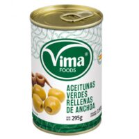Aceitunas rellenas con anchoas envío Cuba