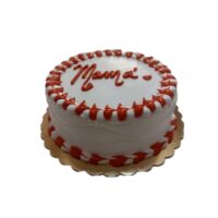 Cake mamá en rojo par enviar a Cuba