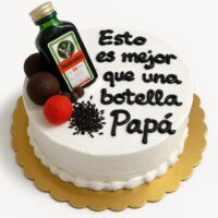Regalo para papá Cake + Licor envios cuba con Wakaika Market