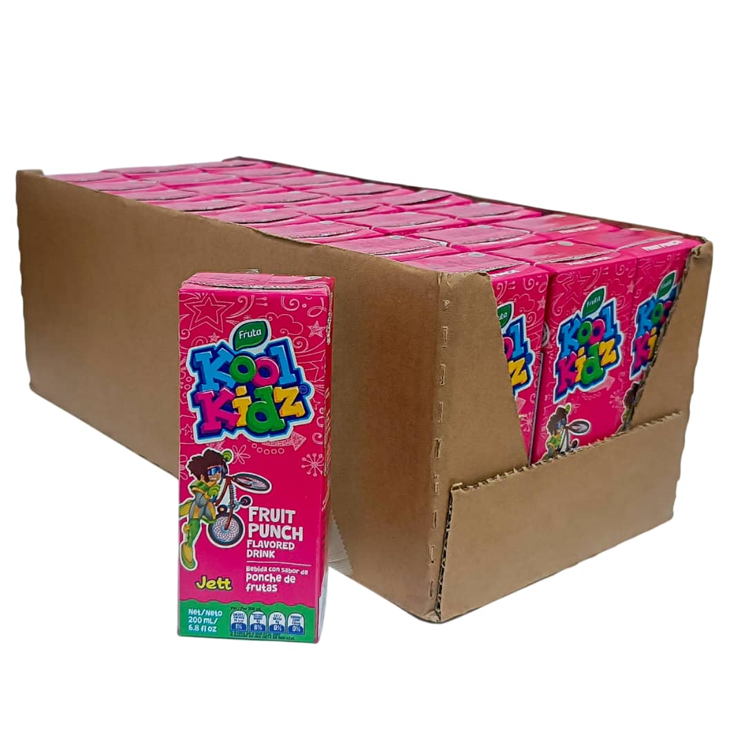 Caja de jugos coctel de frutas Kool Kidz (24x200ml)