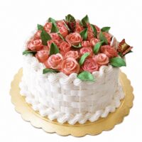 Cake cesta de flores (12 personas) envios cuba Wakaika Market