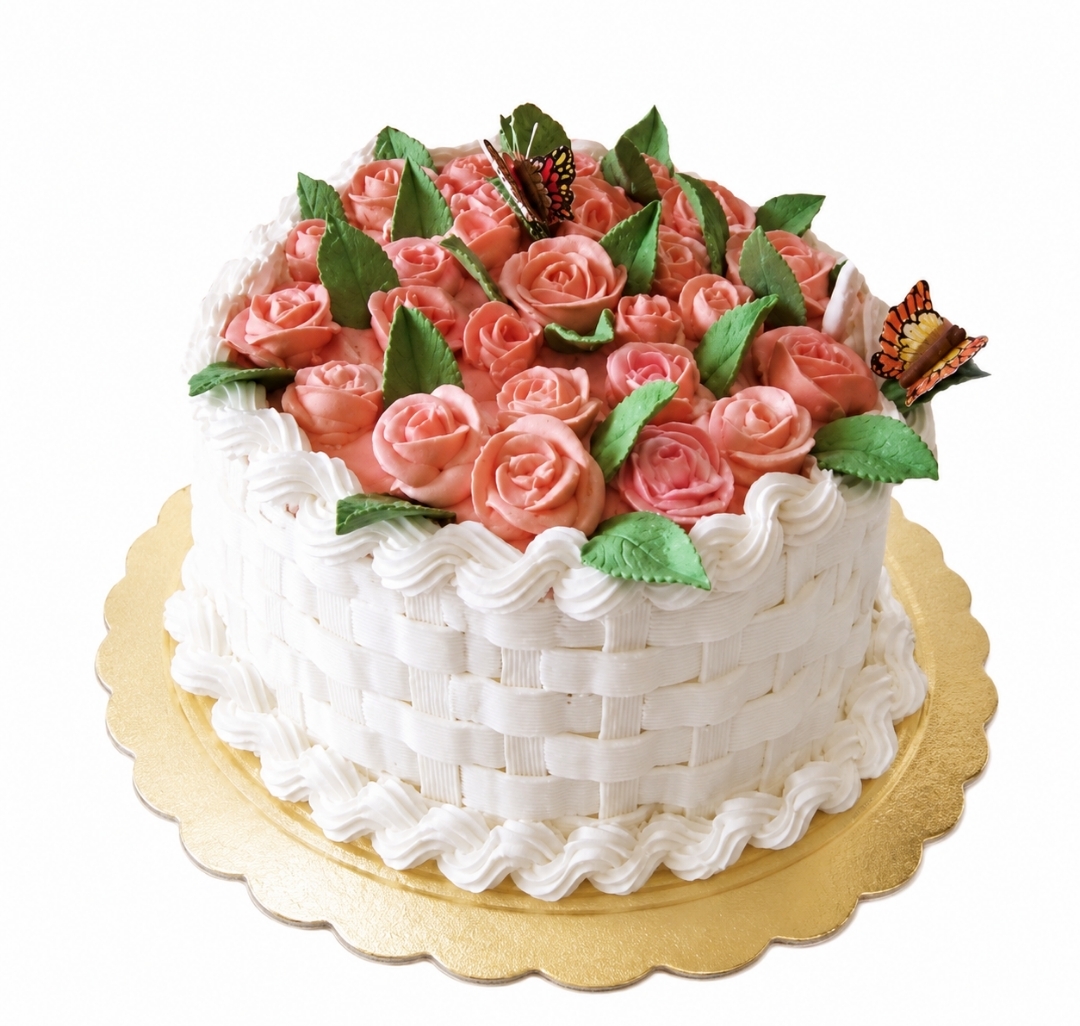 Cake cesta de flores (12 personas)