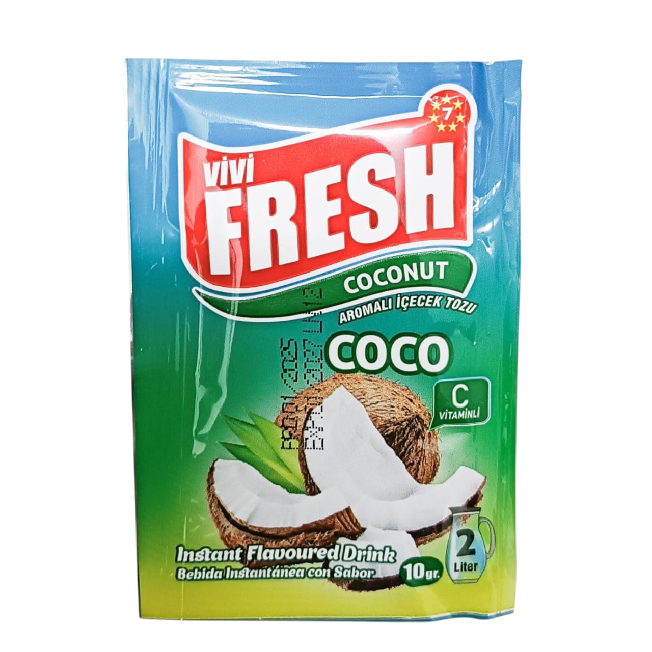 Refresco instantáneo de coco(10g)