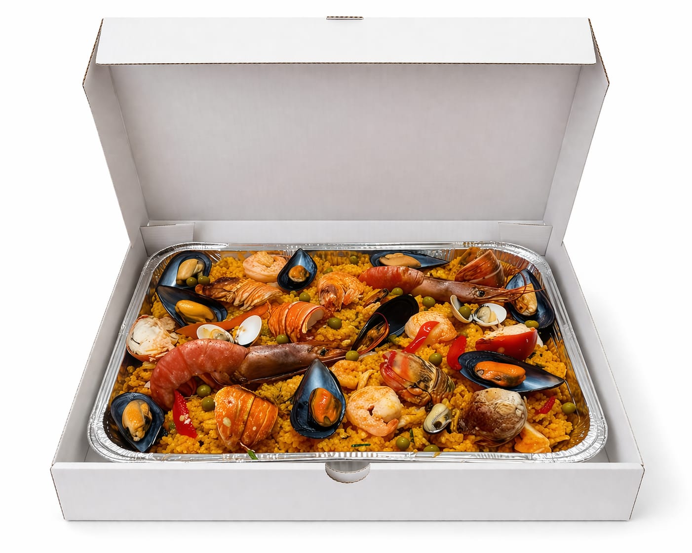 Paella de mariscos envios a Cuba con Wakaika Market