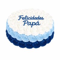 Pastel felicidades papá. (8 personas) Envios cuba wakaika market