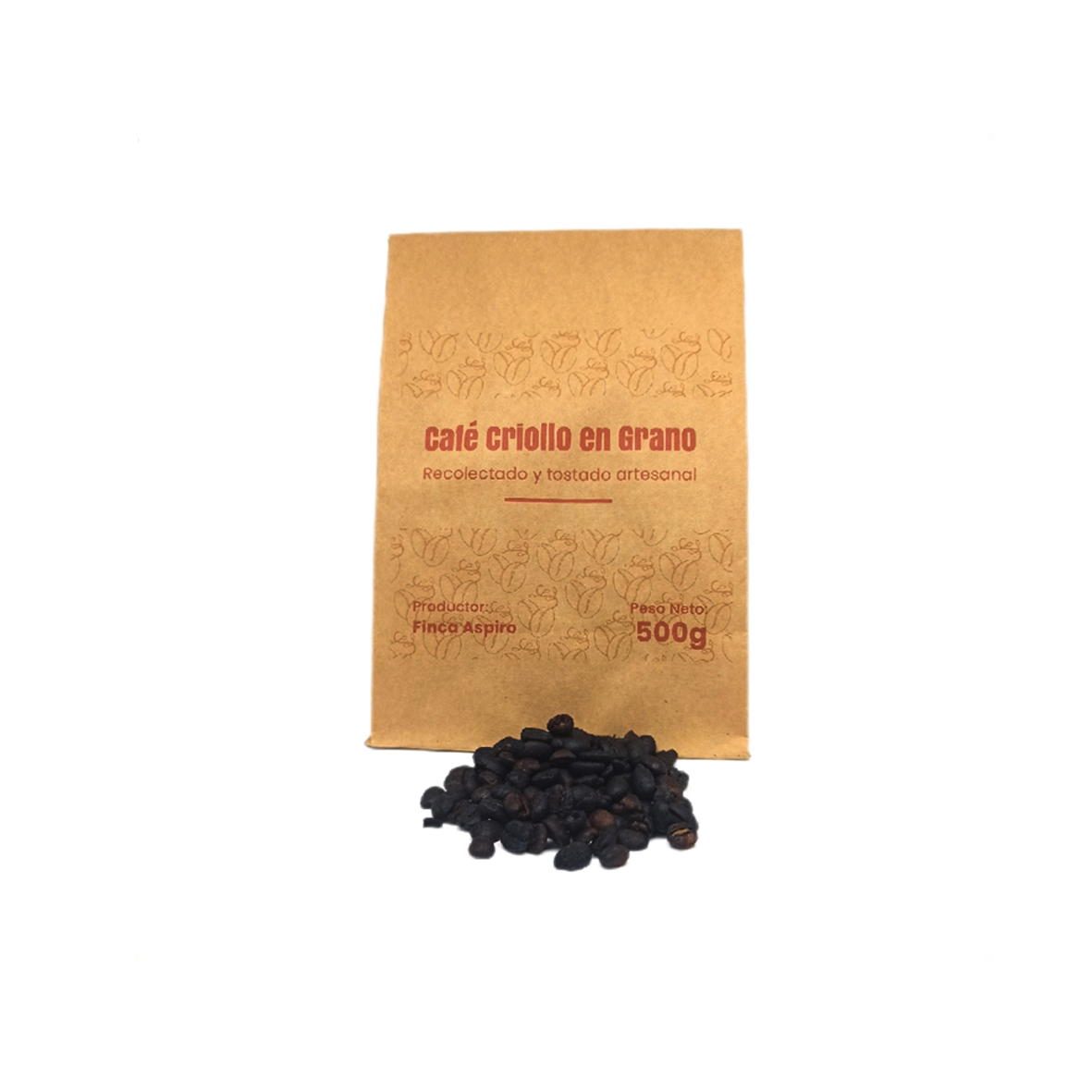 Café criollo en grano (500 g)