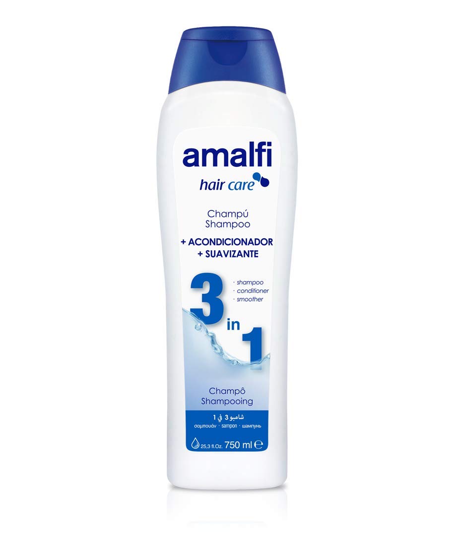 Champú + acondicionador + suavizante 3 en 1 Amalfi (750 ml)