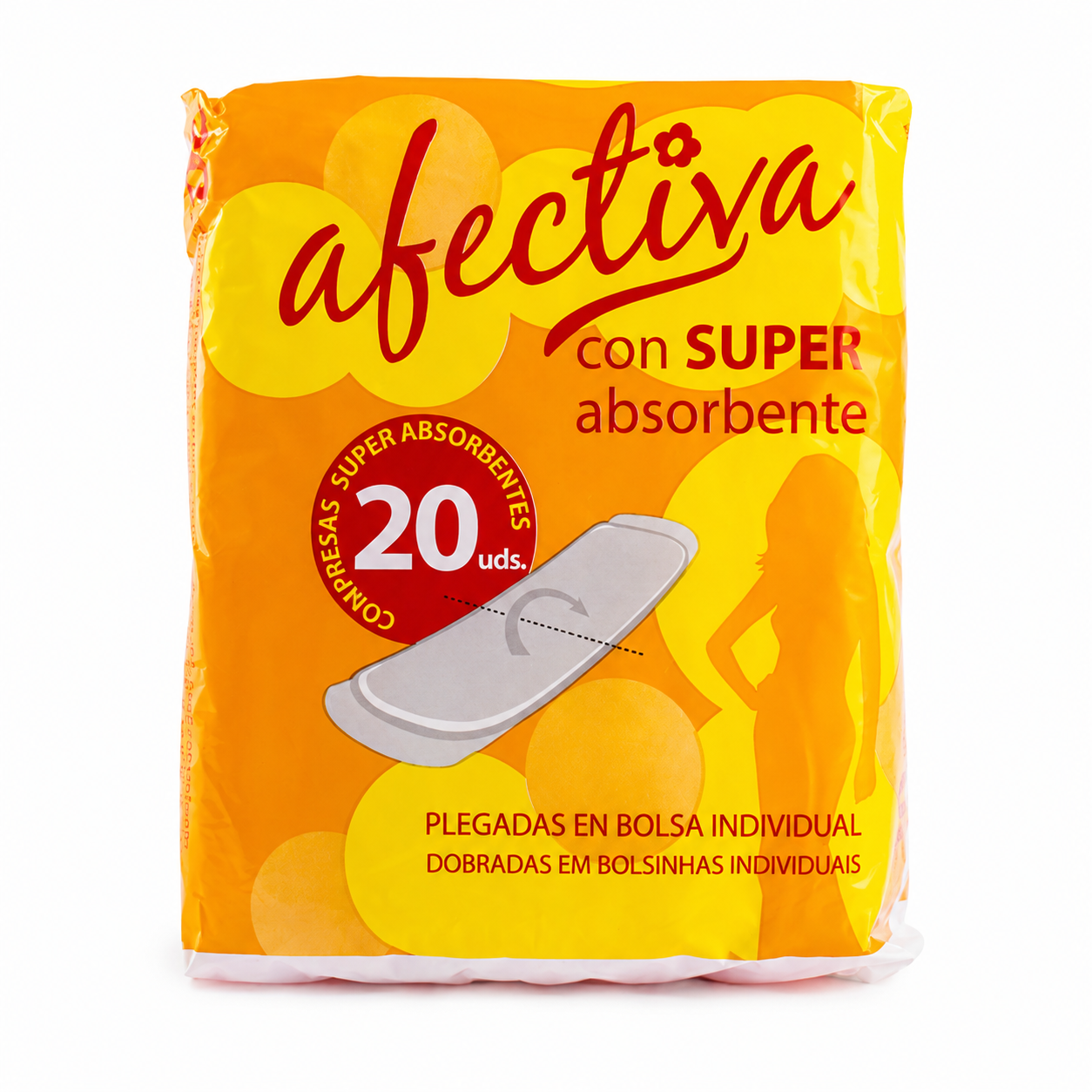 Compresas sanitarias super absorbentes 20u